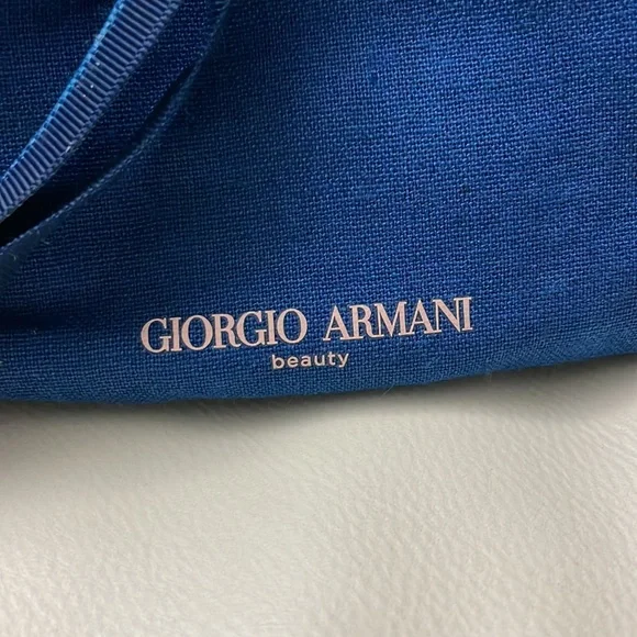 Giorgio Armani  Beauty My Way Blue makeup bag pouch - Picture 4 of 11